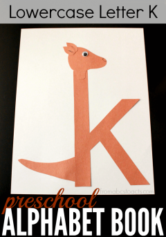 Make teaching the lowercase letter K easy and fun with this adorable alphabet craft!
