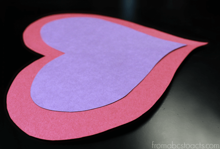 Valentine's Day Crafts for Kids - Heart Size Sequencing