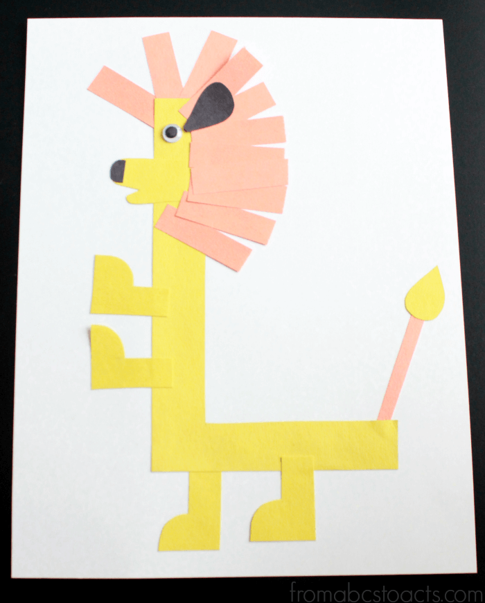 Letter L Lion Craft for Preschoolers