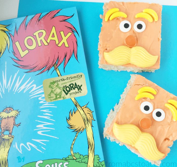 Seuss Inspired Lorax Snack for Kids