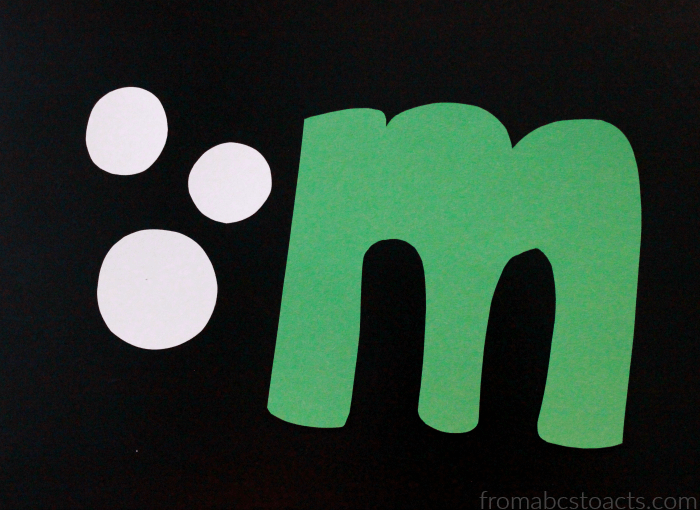 Alphabet Book Crafts for Kids - Lowercase Letter M