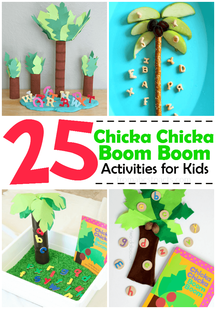 Whether you're just getting started or working on review, teaching your preschooler the letters of the alphabet is so much more fun with these Chicka Chicka Boom Boom alphabet activities!