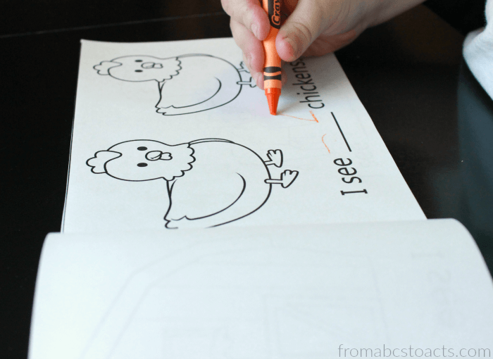 Counting Farm Animals Printable Book for Preschoolers