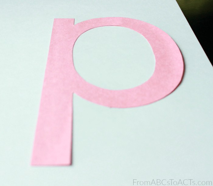 Letter P Craft for Kids - Pig