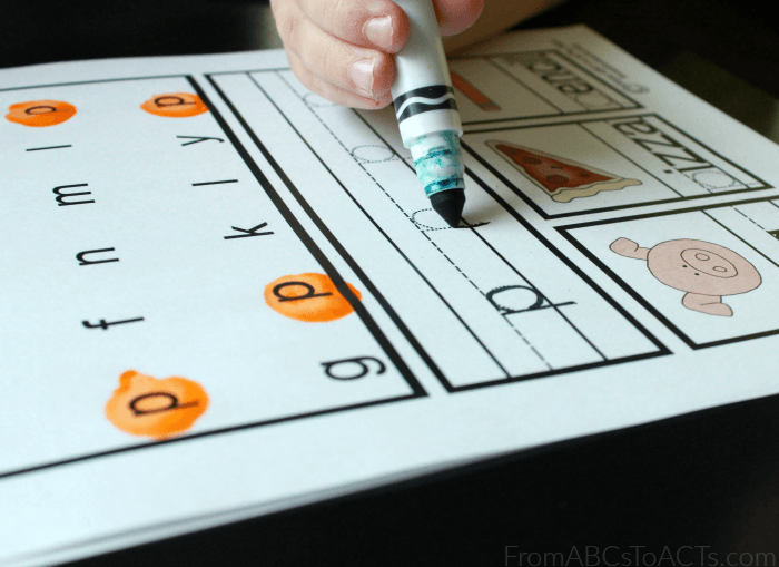 Printable Alphabet Sheets for Preschoolers - Lowercase Letter P