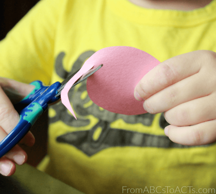 Scissor Practice for Preschoolers - Alphabet Crafts