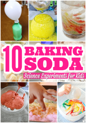 Forget the simple baking soda and vinegar reactions, these 10 baking soda science experiments are SO much cooler!