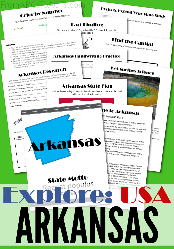 From hot springs to diamond mines, we're exploring the many natural wonders that make up the state of Arkansas in this week's state study!