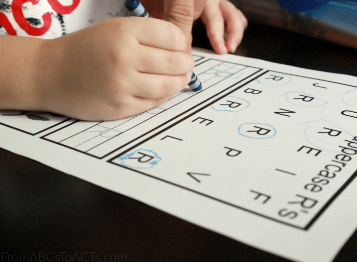 Alphabet Letter Practice for Preschoolers