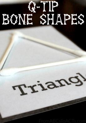 Are you prepping for your Halloween preschool lessons yet? If you are, these Q-Tip bone shape cards are a fun way to sneak in a little extra fine motor practice while working on some early math concepts!