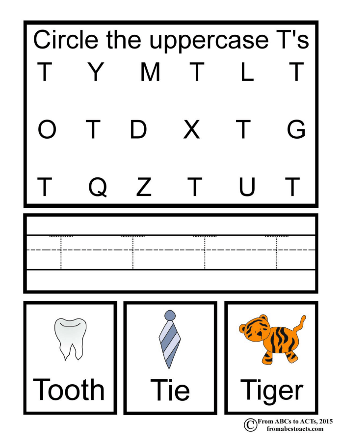 preschool alphabet book uppercase letter t from abcs to