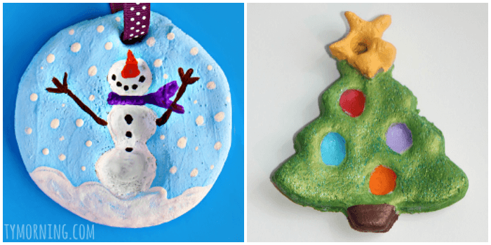 Christmas Salt Dough Ornaments for Kids