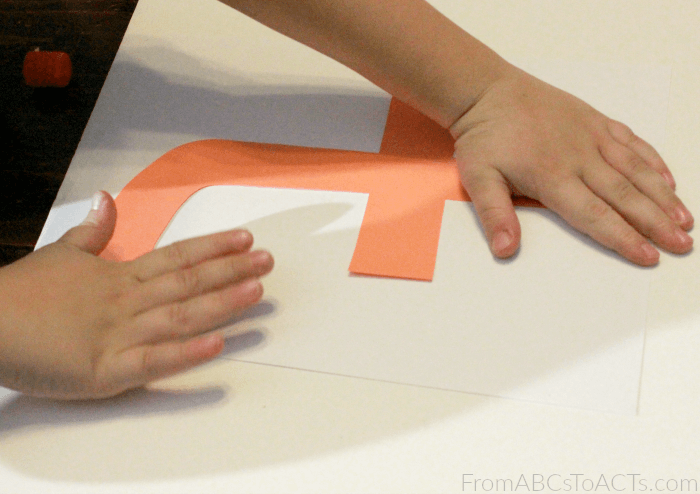 Lower Letter T Craft for Toddlers and Preschoolers