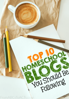If you're a homeschooling parent, you'll want to make sure that you're following these fantastic blogs for ideas, inspiration, and so much more!