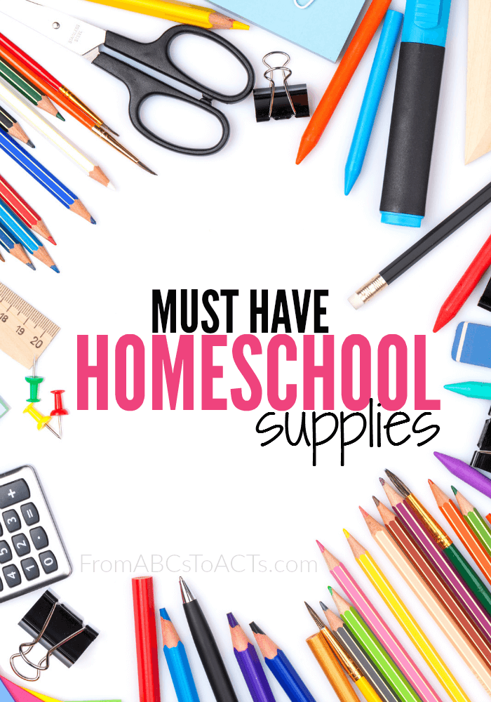 It's not just the students! Even homeschool parents need a few homeschool supplies!