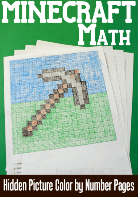 Combine your kids' love of Minecraft with a little extra math practice! There are lots of fun ways to use these in your homeschool!