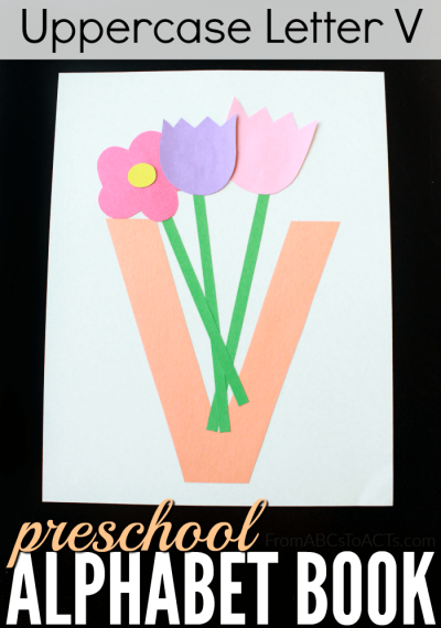 Preschool Alphabet Book: Uppercase Letter V | From ABCs to ...
