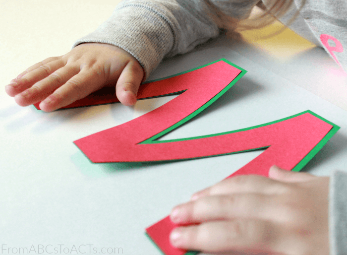 Uppercase W Watermelon Paper Craft for Kids
