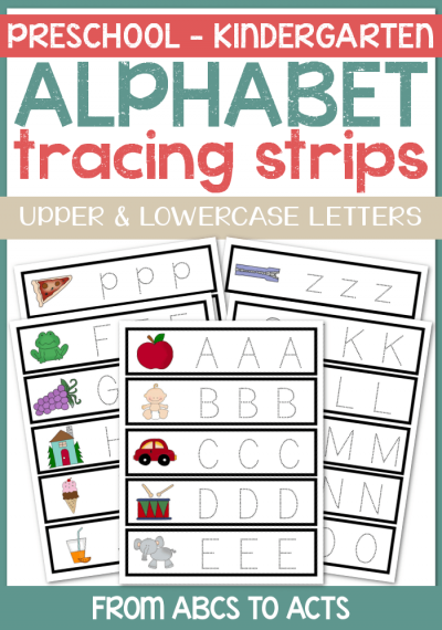 Alphabet Tracing Strips  From ABCs to ACTs