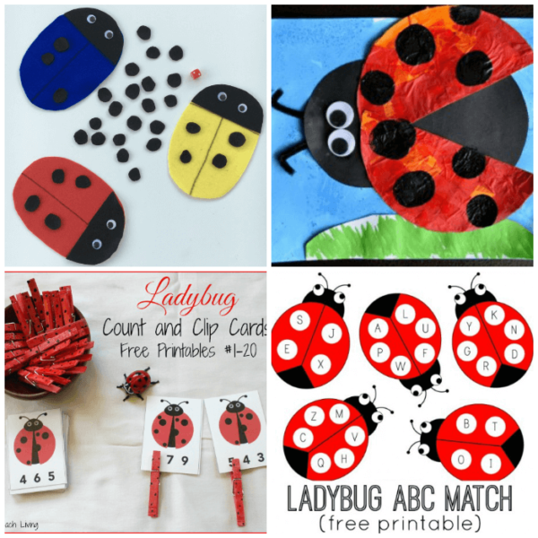 Lovely Ladybug Crafts for Preschoolers - From ABCs to ACTs