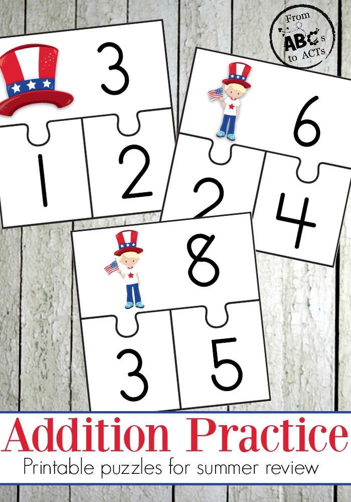 Addition Practice Puzzles