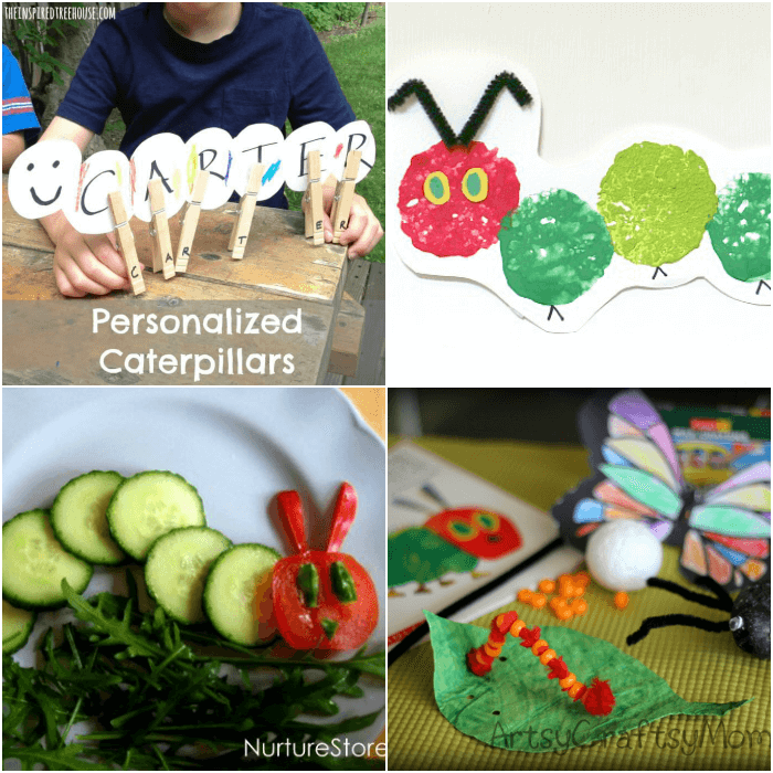 Simple Caterpillar Crafts for Kids
