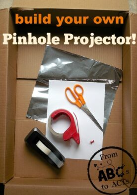 Incorporate a little STEM learning into you day and make your very own pinhole projector for viewing the solar eclipse this Summer!