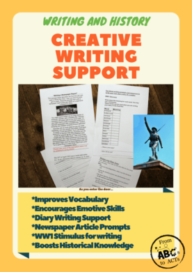ww1 writing support