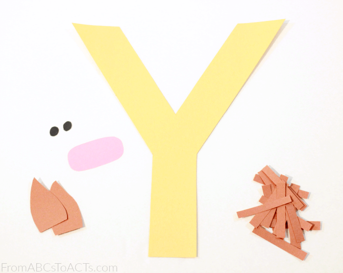 Letter Y Yak Craft for Preschoolers