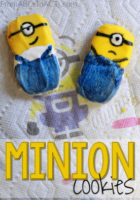 Celebrate the release of Despicable Me 3 with these sweet and simple Minion cookies that the kids can help you make!