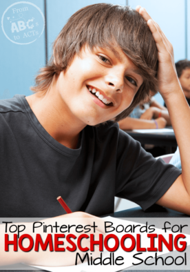 The transition from the elementary level to the middle school years in your homeschool doesn't have to be scary! These fantastic Pinterest boards can help with everything from teaching harder subjects to mastering routines!