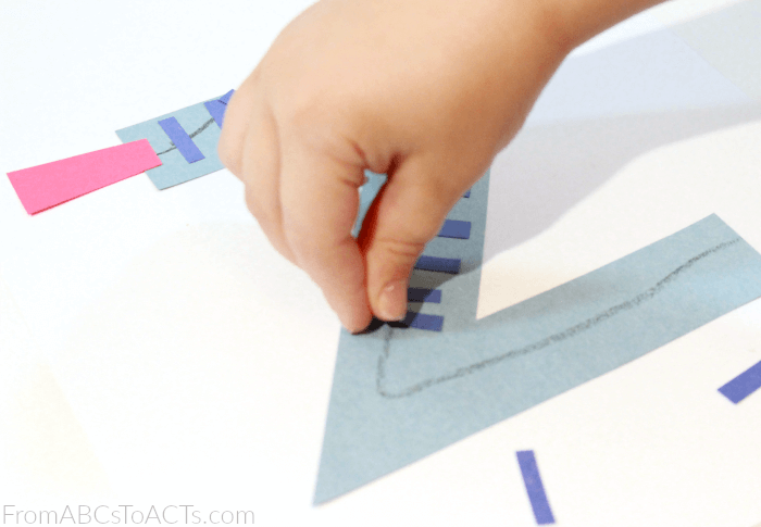Lowercase Letter Z Craft for Preschoolers