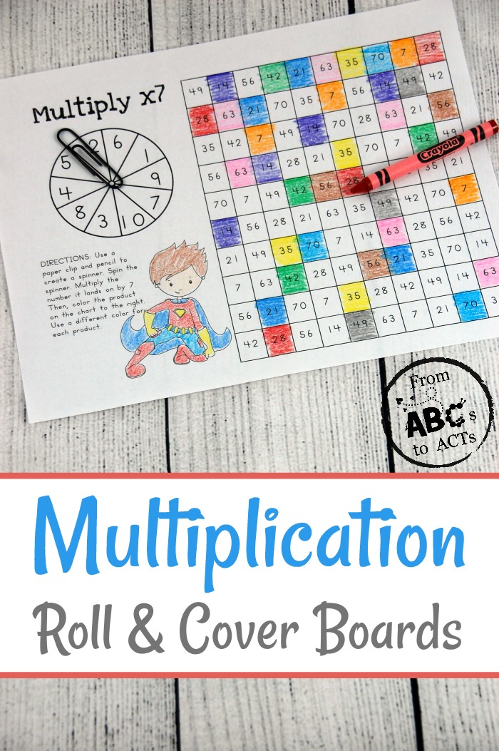 Multiplication Roll and Cover