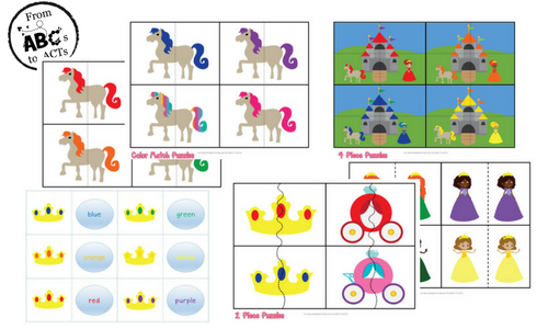 Princess Preschool Educational Pack