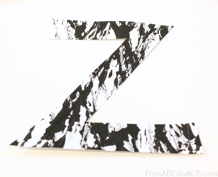 Z is for Zebra Craft