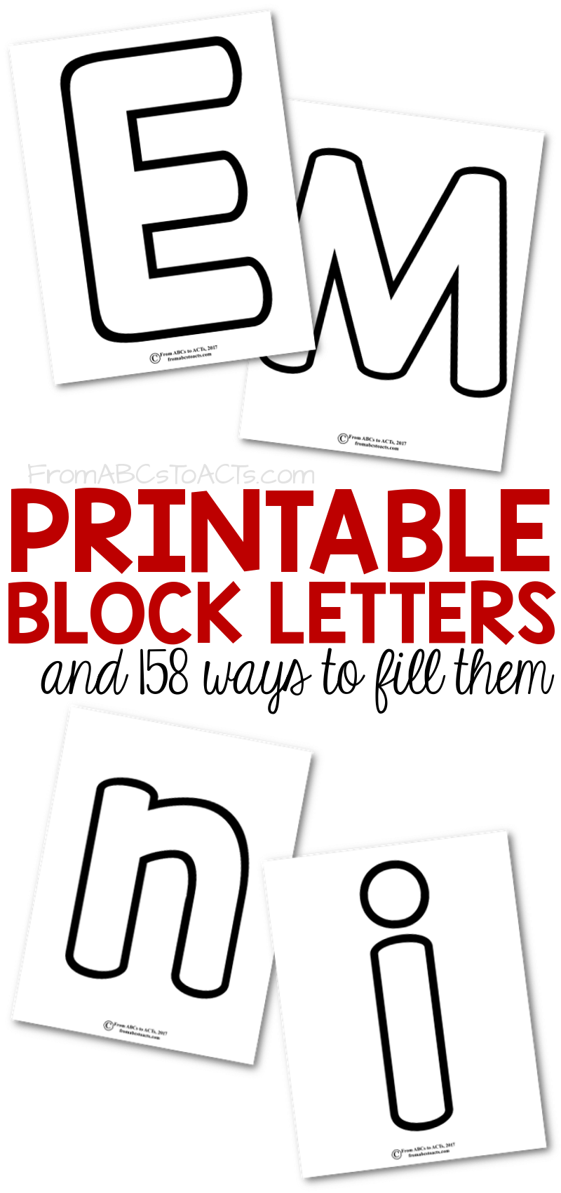 Block Letter Template Free