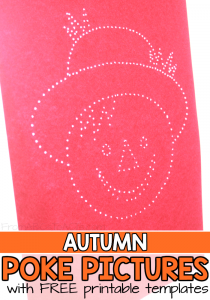 Work on fine motor skills while making a few fun window decorations with your kids this fall!
