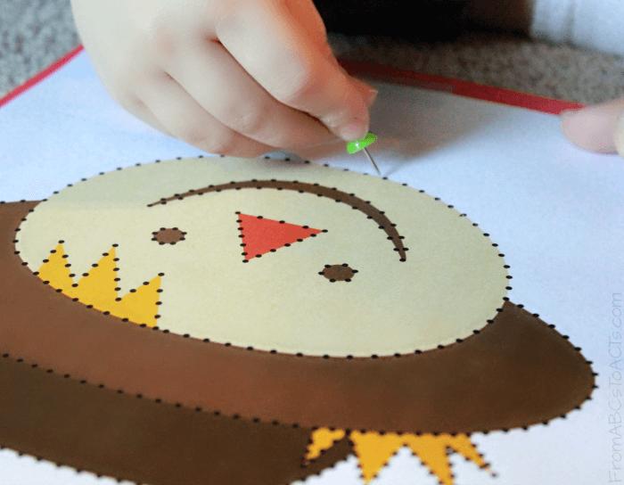 Fall Fine Motor Pictures for Preschoolers