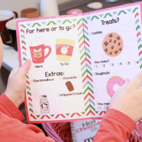 Hot Chocolate Stand Dramatic Play Center - From ABCs to ACTs