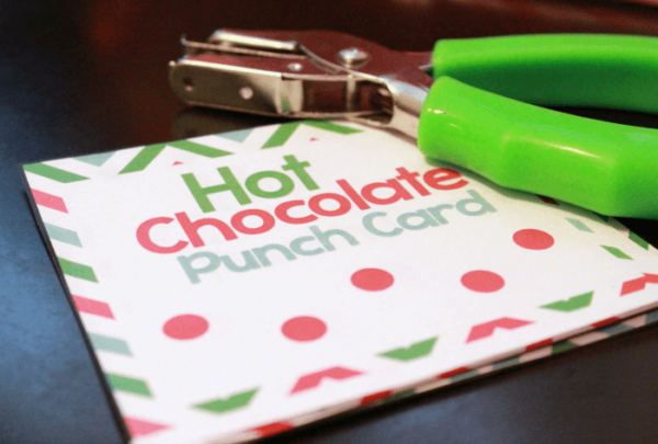 Punch Cards for Dramatic Play Hot Chocolate Stand