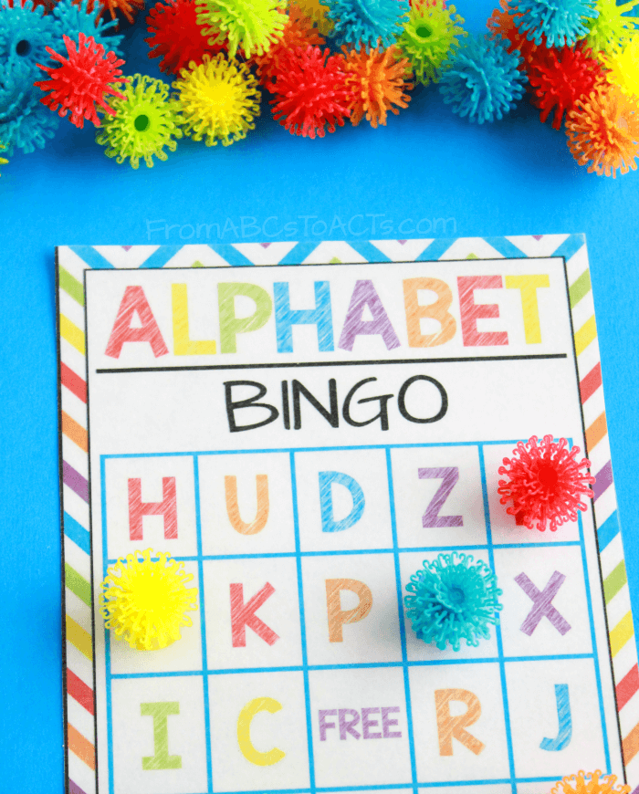 Learning the Letters of the Alphabet with ABC Bingo
