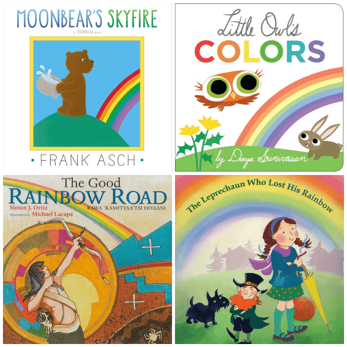 Spring Rainbow Books for Young Children