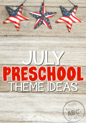 Red, white, and blue! From picnics to pirates, there is so much fun learning to do with these July preschool themes!