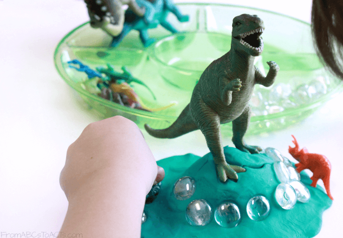 DIY Dinosaur Play Dough Set