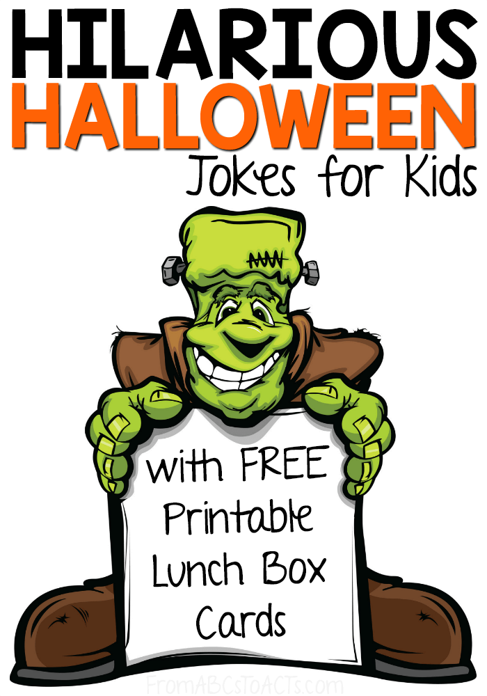Skeletons, witches, and goblins too, these hilarious Halloween jokes for kids are the perfect way to welcome in the spookiest time of the year and your kiddos are going to absolutely love them! #halloweenjokesforkids #halloween #lunchboxnotes