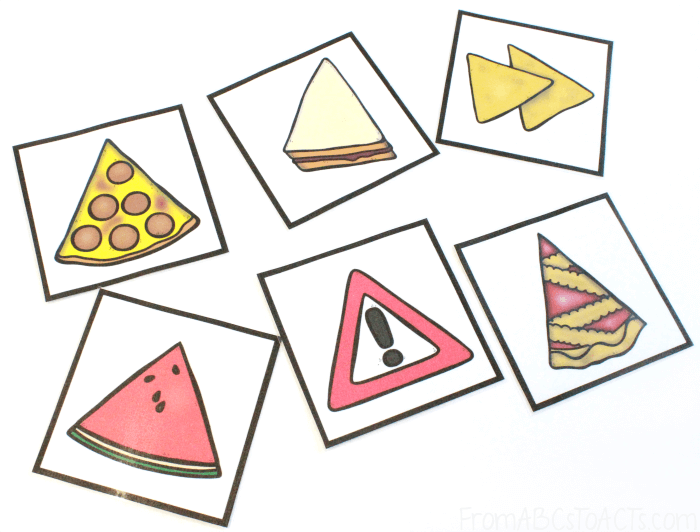 Triangle Shape Sorting for Preschoolers
