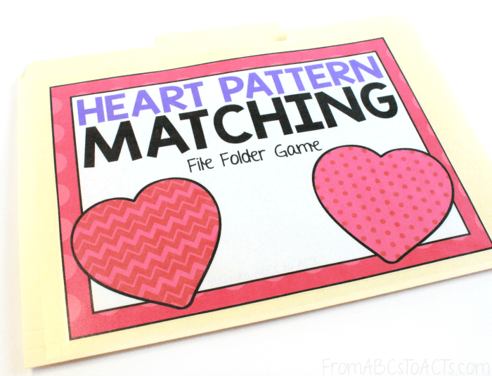 Heart Pattern Matching for Preschoolers