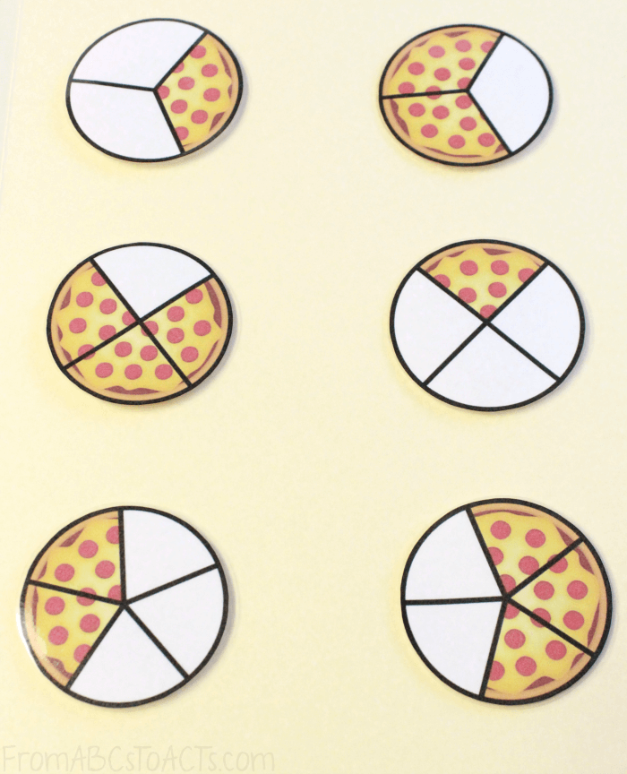 Learning Fractions with Pizza