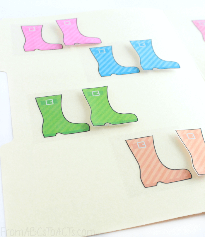 Matching Rain Boot Colors