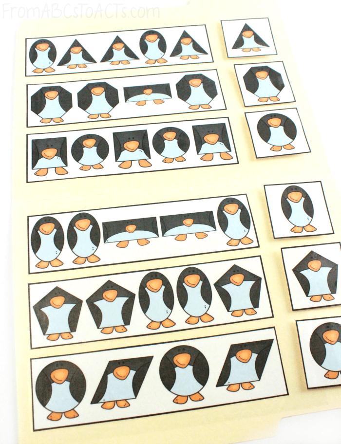 Pattern Penguins for Preschool and Kindergarten